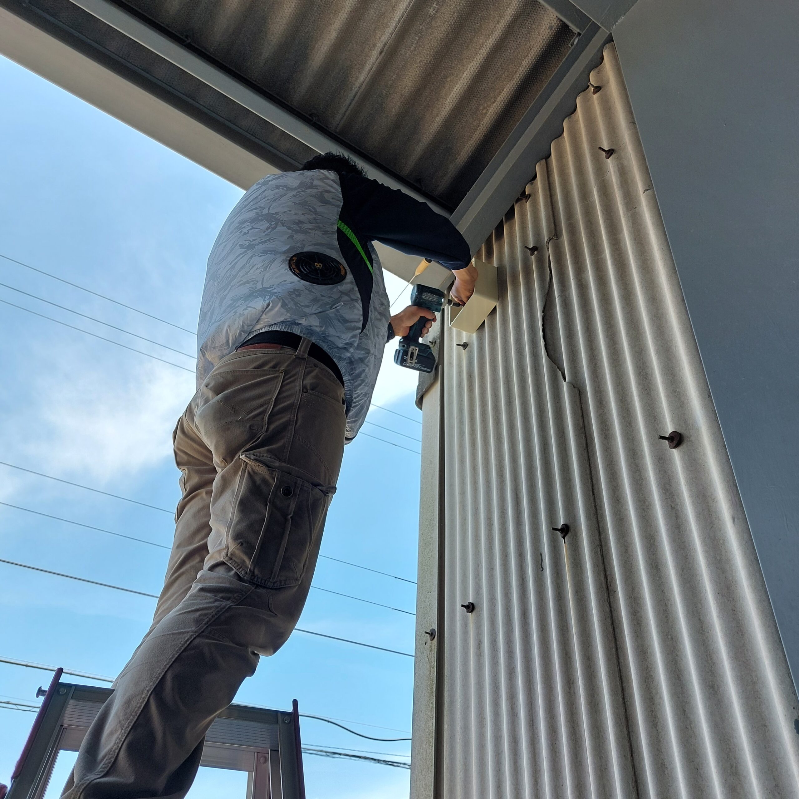 M様邸。防犯カメラ取り付け工事工事👷‍♀️